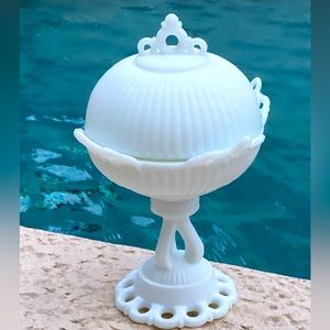 1940’s Westmoreland Pedestal Compote